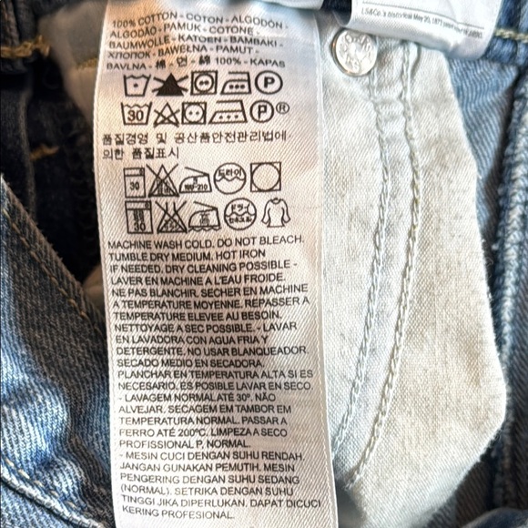 Levi’s Heritage Medium Wash Open Back Denim Overalls Size S - Picture 11 of 15